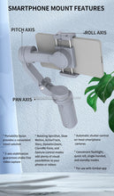 3-Axis Handheld Gimbal Stabilizer for Smooth Professional Video Shooting