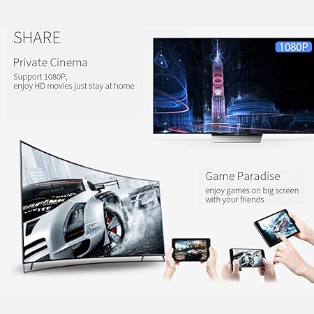 4K HD WiFi Receiver – Wireless Display Adapter for TV, Projector & Streaming