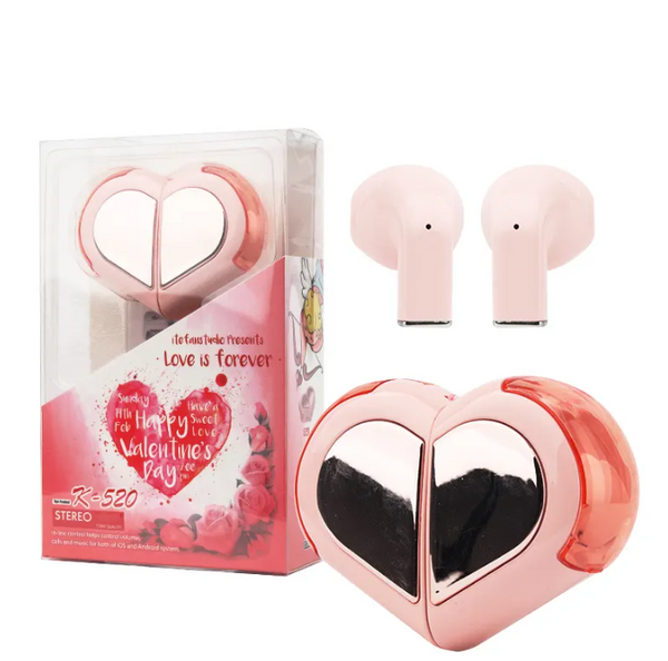 Revoiz Heart Earbuds – Cute, Compact & Wireless