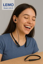 Lemo – Wireless Neckband Earphones with HD Sound & Magnetic Design