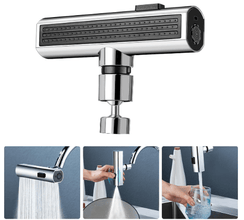 Multifunctional Universal Shower Head – 360° Adjustable Spray Modes