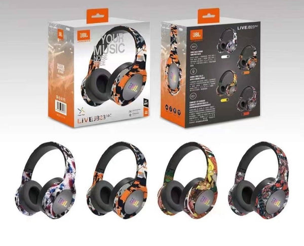 JBL Printed Wireless Headphones – Bold Design, Powerful Sound