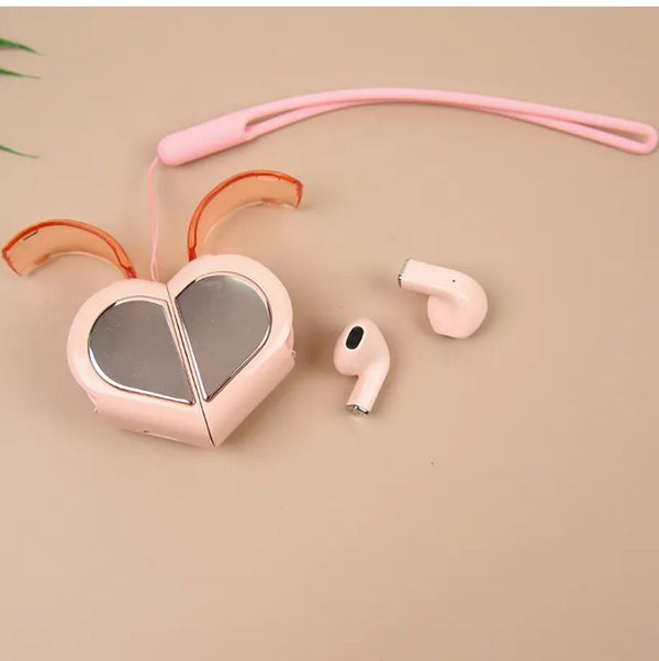 Revoiz Heart Earbuds – Cute, Compact & Wireless