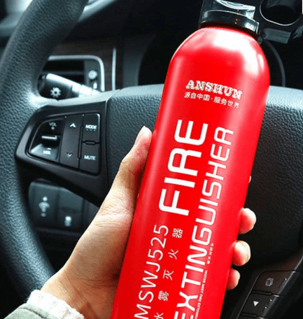 Small Fire Extinguisher – Compact Safety Device for Home, Office, Car & Kitchen Use