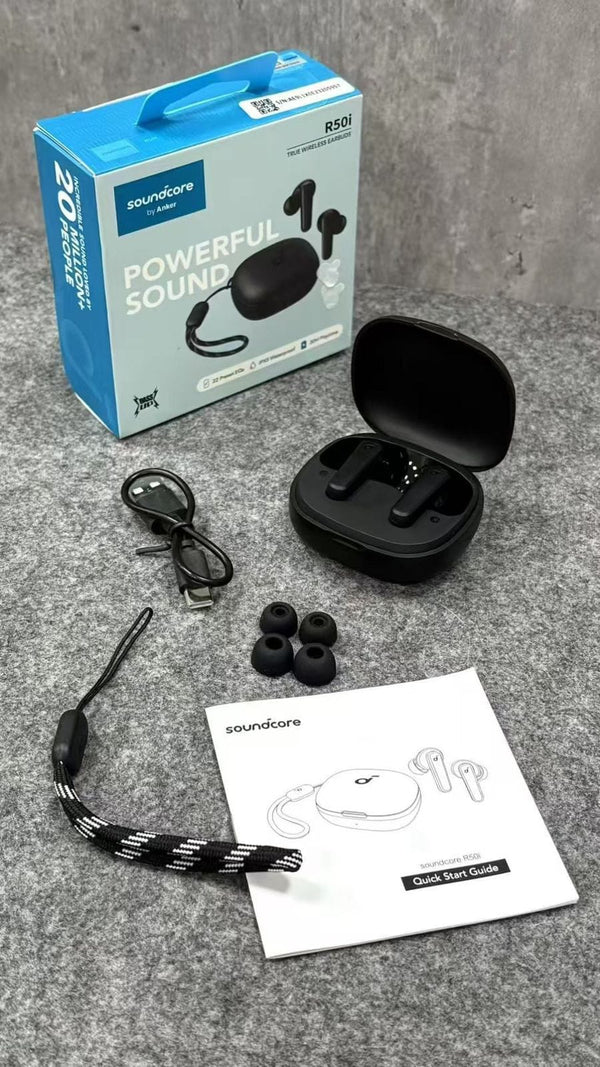 Soundcore R50i by Anker – True Wireless Earbuds with Deep Bass & Clear Calls