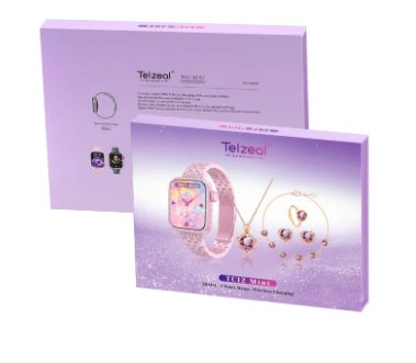 ساعة TC12 Mini الذكية - جهاز تتبع اللياقة البدنية المدمج مع مراقب معدل ضربات القلب وعداد الخطوات والإشعارات.