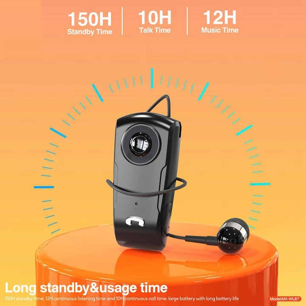 Wireless Neckband Earphones – HD Sound & Magnetic Design