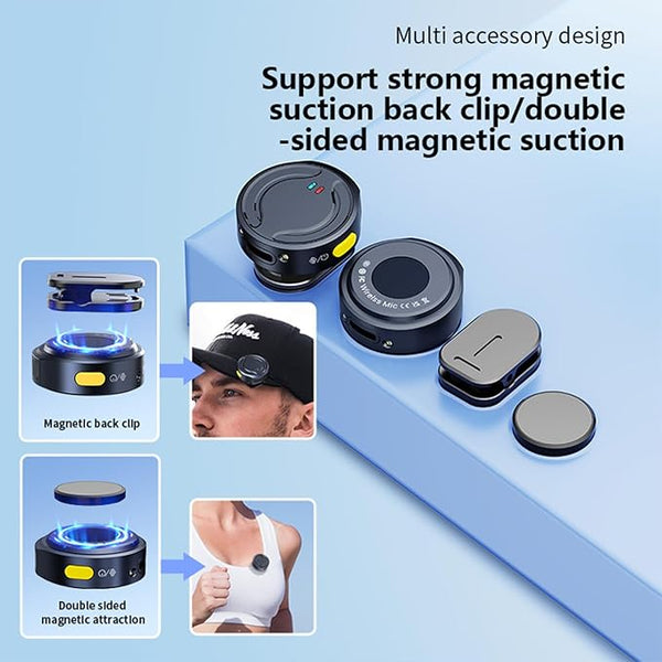 Wireless Microphone with Charging Cabin – Crystal Clear Audio Anytime, Anywhere