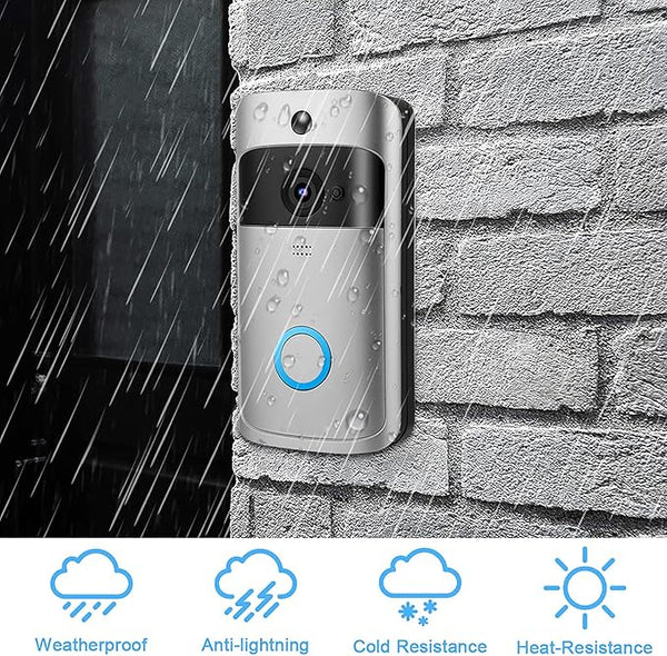 Wireless Video Doorbell with HD Camera & Two-Way Audio